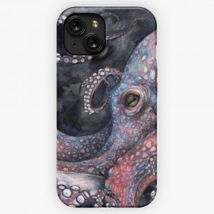 Multicolor Octopus iPhone 15 Slim Phone Case Cover