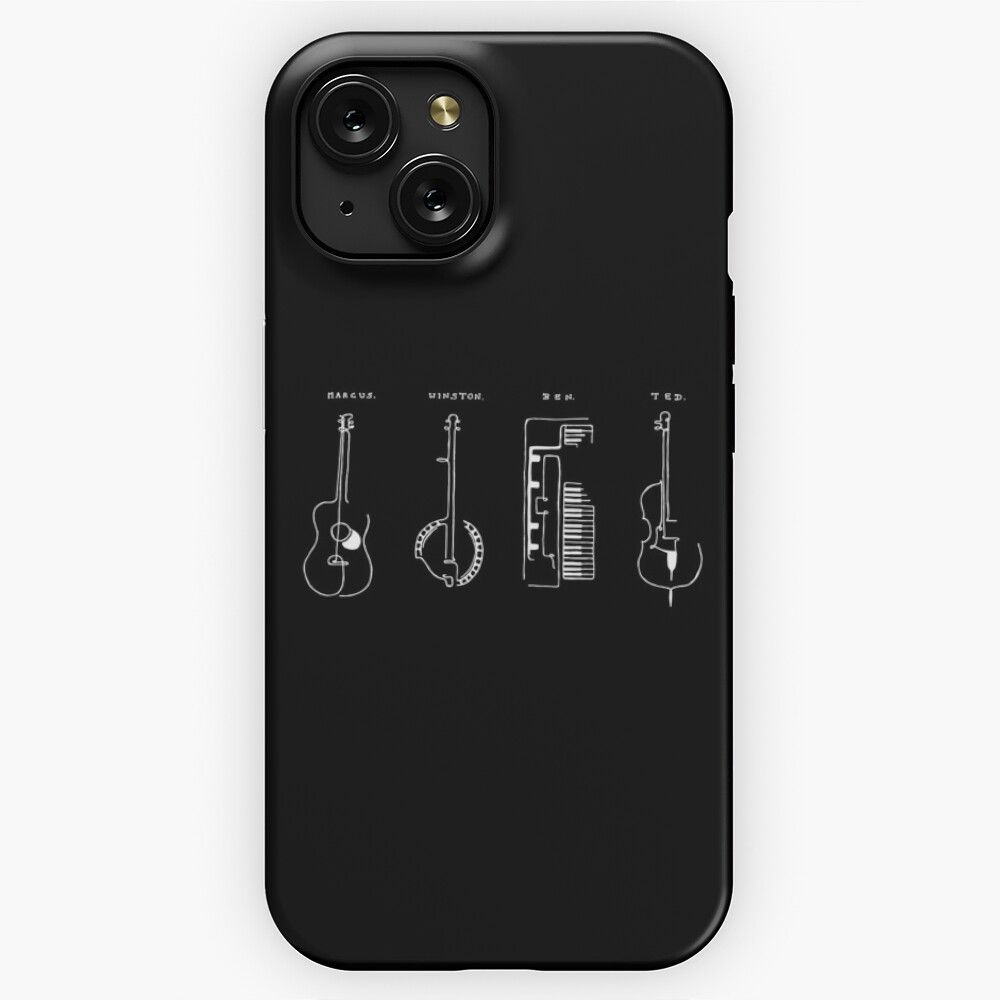 Mumford And Sons Instruments White iPhone 15 Slim Phone Case Cover