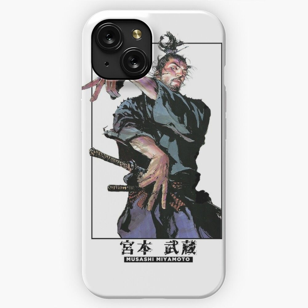 Musashi Miyamoto Art Colored Panel Collection iPhone 15 Slim Phone Case Cover
