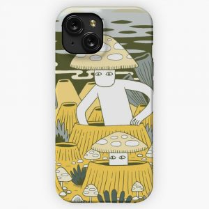 Mushroom Men iPhone 15 Slim Phone Case Cover