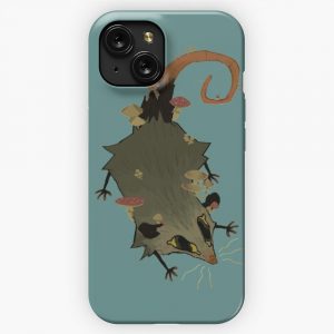 Mushroom Opossum V2 iPhone 15 Slim Phone Case Cover