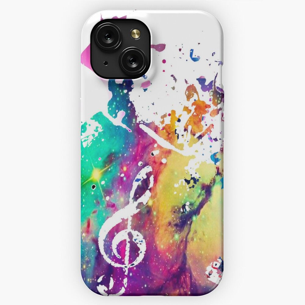 Music Galaxy Case iPhone 15 Slim Phone Case Cover