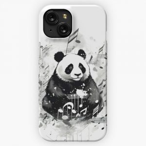 Music Panda 2 iPhone 15 Slim Phone Case Cover