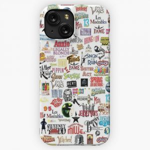 Musical Logos Collage iPhone 15 Slim Phone Case Cover