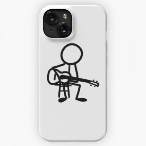 Musical Stickman Guitar Edition iPhone 15 Slim Phone Case Cover