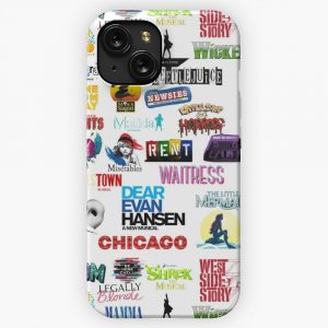 Musical Theater Sticker Shirt Inspired By Broadway Shows iPhone 15 Slim Phone Case Cover