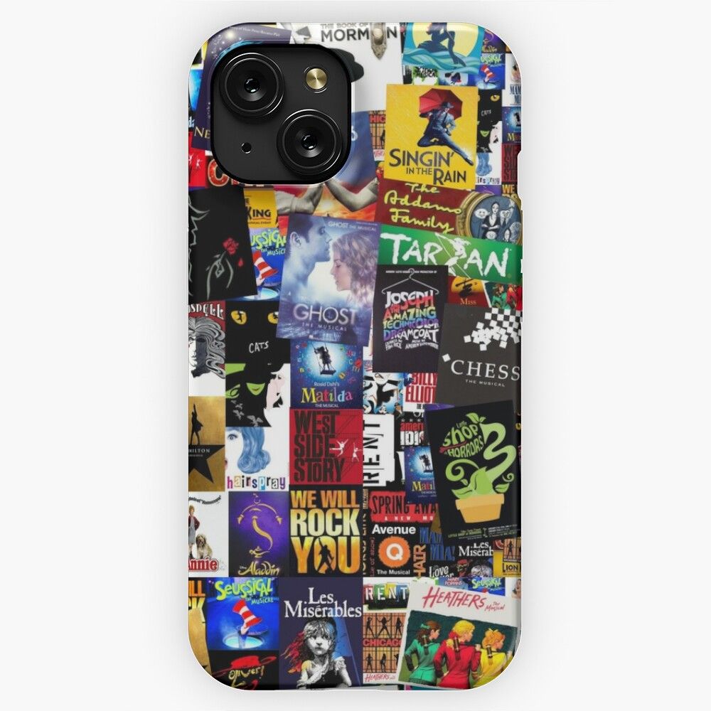 Musicals Collage Iv Original iPhone 15 Slim Phone Case Cover