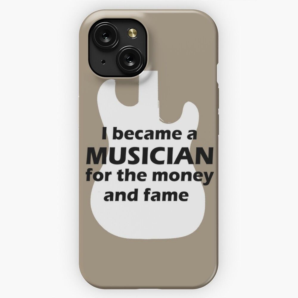 Musician Money And Fame iPhone 15 Slim Phone Case Cover