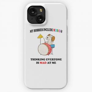 My Hobbies Include Music iPhone 15 Slim Phone Case Cover