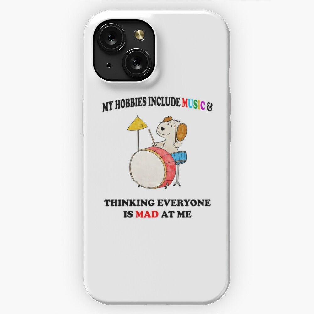 My Hobbies Include Music iPhone 15 Slim Phone Case Cover