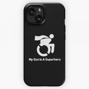 My Son Is A Superhero Disability Awareness Tee Shirt iPhone 15 Slim Phone Case Cover
