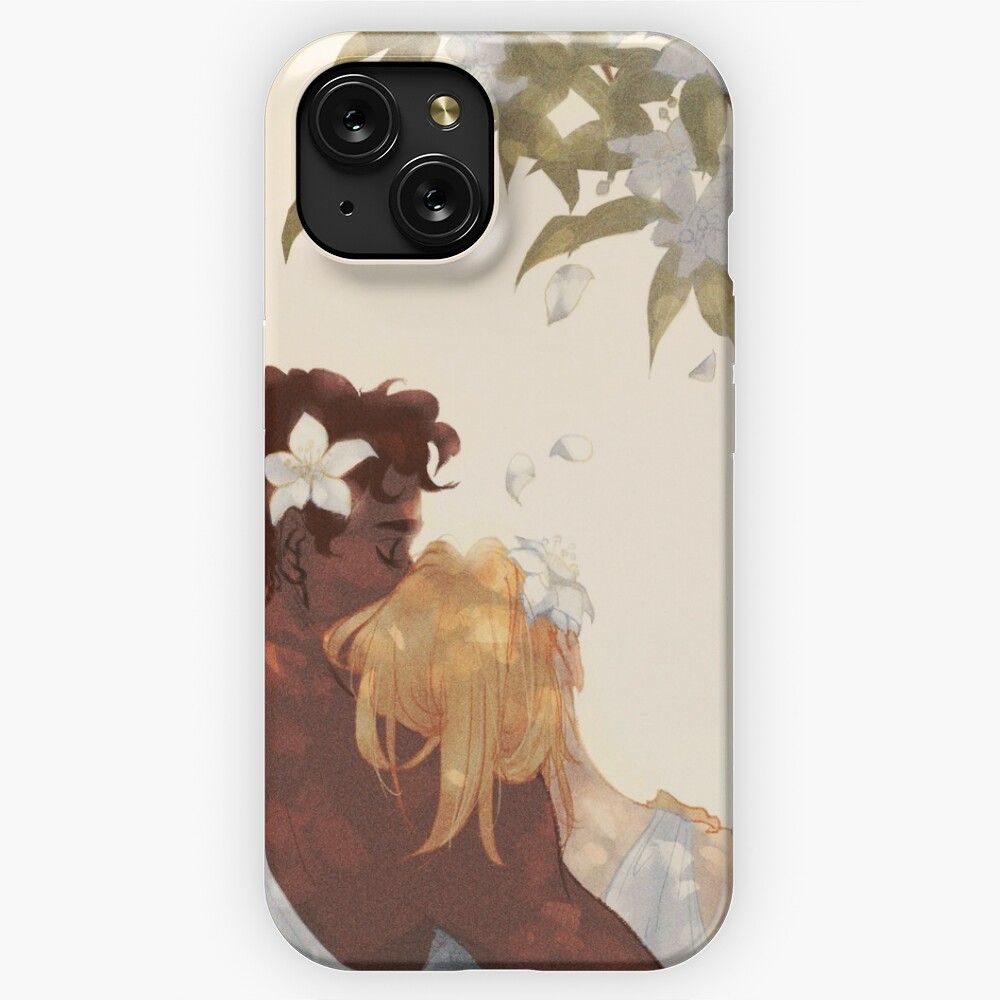 Myrtle Petals iPhone 15 Slim Phone Case Cover