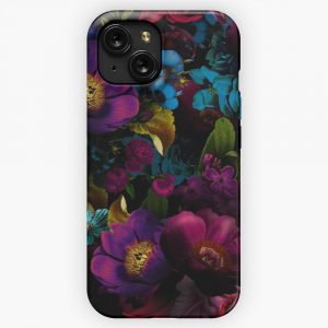 Mystical Night Iii Botanical Night Garden iPhone 15 Slim Phone Case Cover