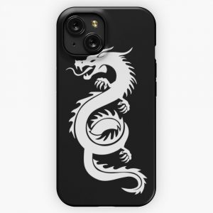 Mythical Creatures Cool Snake Dragon iPhone 15 Slim Phone Case Cover