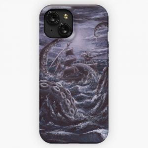 Mythology Kraken iPhone 15 Slim Phone Case Cover
