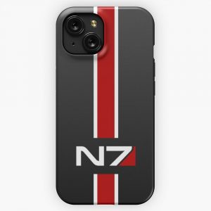 N7 Emblem Mass Effect iPhone 15 Slim Phone Case Cover