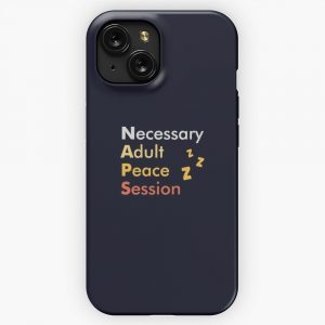 Naps Necessary Adult Peace Session iPhone 15 Slim Phone Case Cover