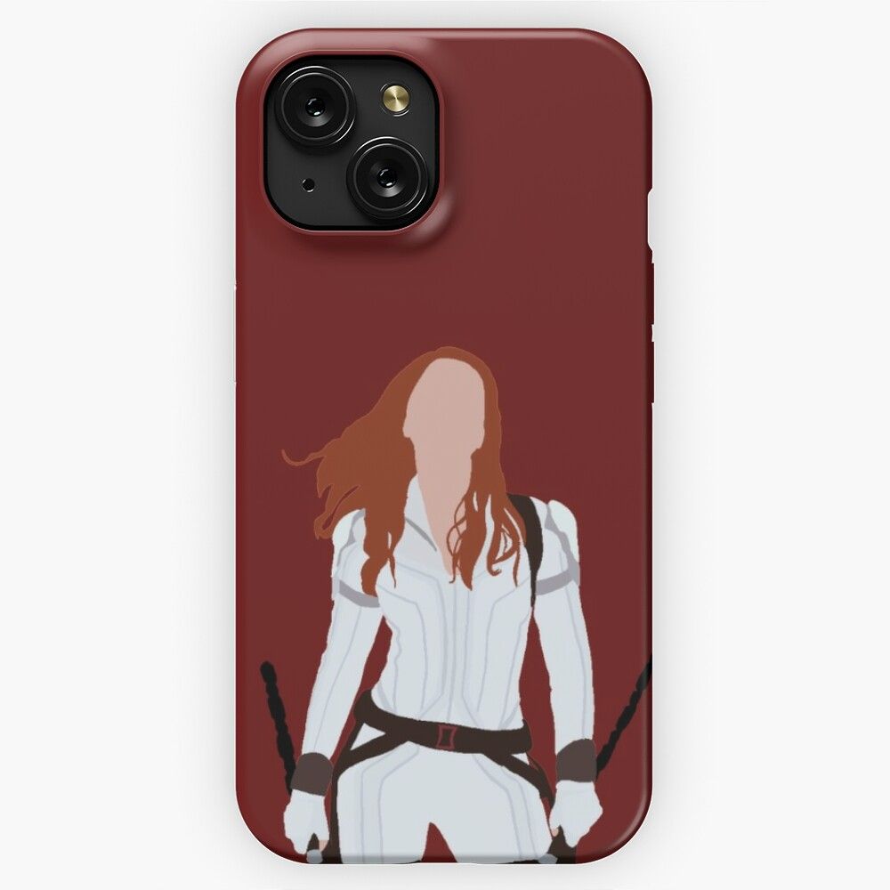 Natashas White Widow Suit iPhone 15 Slim Phone Case Cover