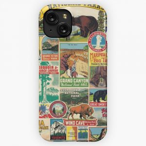National Parks Popular Visit iPhone 15 Slim Phone Case Cover