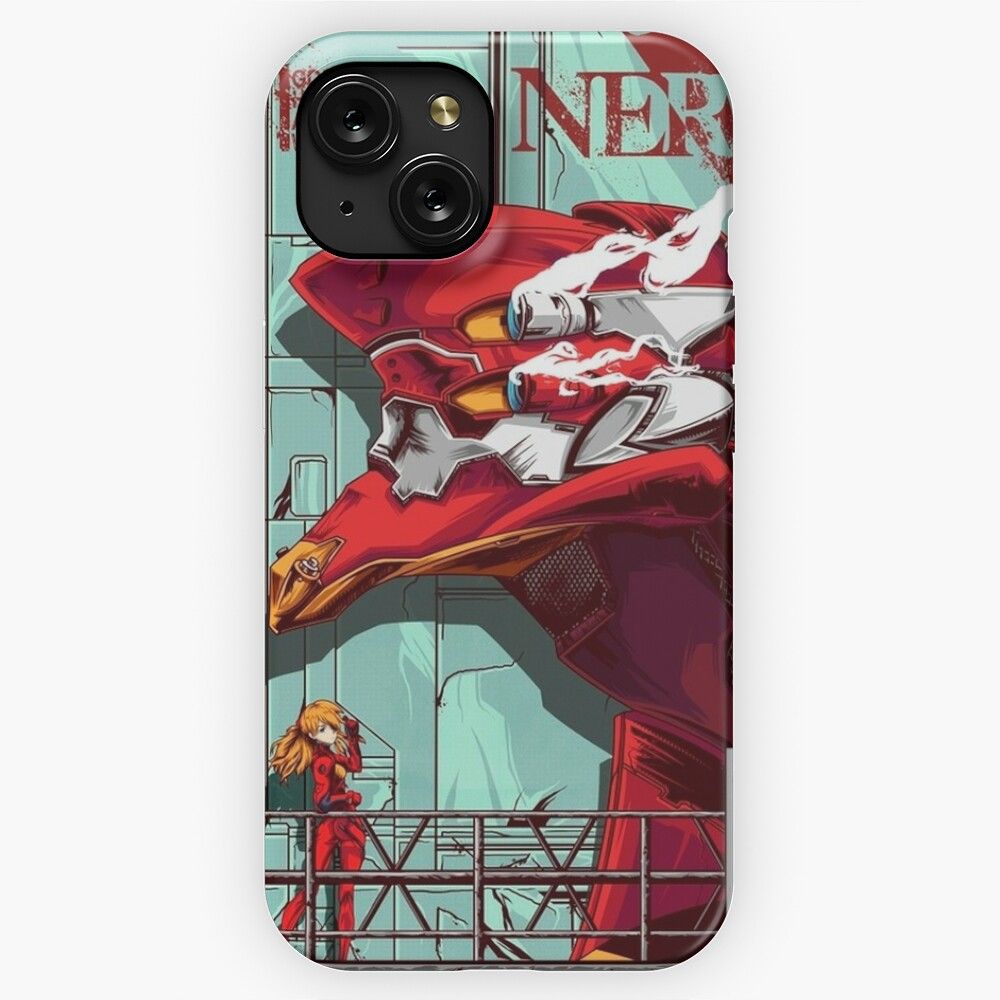 Neon Genesis Evangelion Unit 02 Remastered iPhone 15 Slim Phone Case Cover