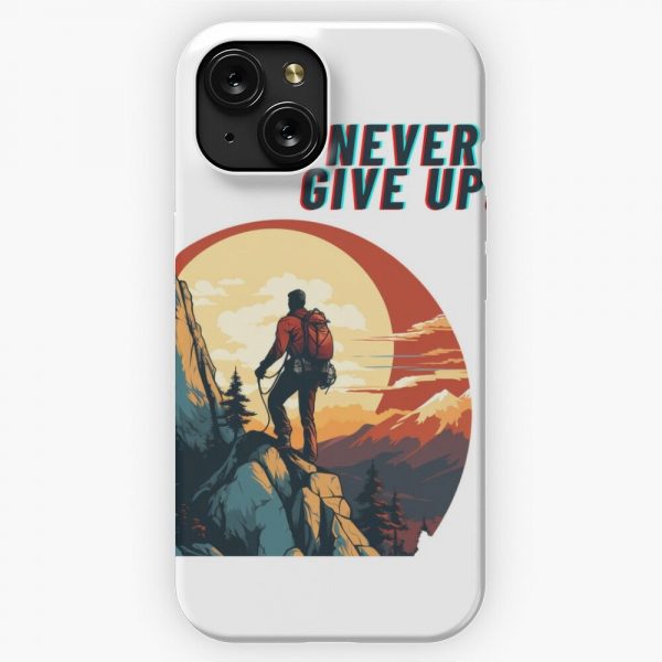 Never Give Up Ecy9 1 iPhone 15 Slim Phone Case Cover