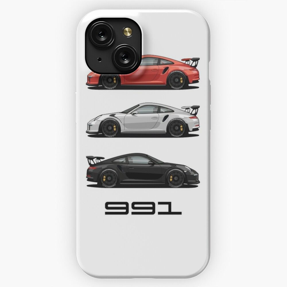 New Classics 991 Gt3 Rs Trio iPhone 15 Slim Phone Case Cover